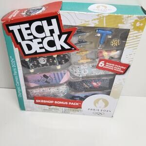 Olympic Games Paris 2024 SK8SHOP Bonus Pack TECH DECK 6 Boards Included NEW
